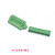 2EDGKM绿色接线端子带固定耳插拔式5.08MM螺丝直弯针PCB2/3/4/8p 8P 直针座+插头(5套)