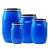 久洁Jojell抱箍法兰桶工业级手提塑料桶 广口带铁箍法兰桶包装桶30L（新料）