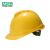 梅思安/MSA V-Gard500 ABS透气孔V型安全帽带下颚带一指键帽衬 黄色 1顶 可定制