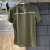 阿迪达斯（Adidas）短袖T恤男装夏季运动服跑步训练圆领休闲半袖 HE5443绿色  S
