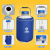 幕山络 液氮存储罐20升125mm口径小型便携式冷冻低温桶生物容器桶 YDS-20-125