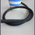 兆安德 高压胶管钢丝编织胶管工程机械液压油管高温耐油蒸汽管黑色橡胶管 备件 内径8mm/1层钢丝/1米 