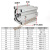 锡膏印刷机小型气动CDQ2B薄型气缸CQ2B25-5/10/15/20/30/35/40*50 CQ2B25-15D高配