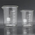 佑工信 玻璃烧杯25低型50化学100ml500毫升实验室大小刻度量杯 单位：组 400ml（5个/组） 