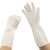 冰禹 BYlf-645 加厚清洁手套 防滑耐磨橡胶劳保防护手套 33cm白色丁腈 M码（5双）