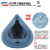 【精选好物】防毒面具7502防尘面罩喷油漆甲醛化工气体电焊硅胶农 浅蓝色