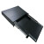 图腾滑动板鼠标板键盘板可抽拉带导轨2U单层/双层键盘 黑色