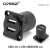 D型模块插座USB数据扩展安装固定86面板机柜免焊直通对接母座双口 AUSB2.0-2-B 双口USB2.0黑色