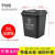 橙央 户外垃圾桶垃圾分类垃圾桶大号加厚商用塑料垃圾箱环卫室外 240L加强进口料+轮+盖颜色下单