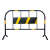 唯曼铁马护栏商场排队围栏交通安全道路围挡施工隔离围挡 1米高*1.5米长带板（黑黄色1.5公斤重）