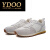 YDOO品牌小众华夫阿甘鞋春季男鞋复古潮鞋设计运动板鞋休闲慢跑小白鞋 白色 39