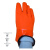 兰浪 PVC防化手套 XL（10号）荧光红 U9330 XL（10号）荧光红