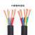 国标YZ橡套电缆线 户外耐磨电源线 铜芯橡胶软电线1米价 单芯*6平方