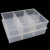 冰禹 BYA-464 透明无盖存储盒 零配件物料分类盒 电子元件整理盒 十二格托盘