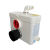 LISM地下室马桶增压化粪粉碎机厨房奶茶店电抽排泵蹲坑污水提升器 V-D3 (650w全自动) 低位110管双入口