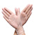 手套加厚一次性pvc防护手套洗碗餐饮烘焙美容劳保一次性手套品食级透明 透明色【S小号】100只