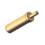镀金Pogopin连接器铜柱母头圆形导充电铜针实心触点界面接触插针 T1223