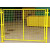 车间隔离网仓库围栏网工厂设备隔断框架铁丝网可移动护栏栅 1.5米*2.5米 黄色 绿色现货