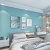 初尚艺术漆电视背景墙布无缝全屋客厅卧室现代简约蓝色绿色硅藻泥壁布 天蓝色104 1