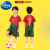 迪士尼（Disney）阿根廷三星10号梅西球衣C罗儿童足球服套装中小学生比赛表演训练 蓝色_切尔西主场10号[_3] 14码[90-95cm]