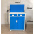 工具柜 加厚铁皮柜重型工具箱车间工地双开门储物柜子 蓝色 双门双锁0.8款