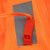 蔻刻(QOKE)牛津布加厚 成人儿童专业游泳救生衣 漂流浮潜钓鱼服 反光条 加厚绑带式 橙色