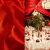 富羽莱 红布布料纯棉喜事结婚揭幕开业剪彩大红绸布佛布酒坛盖布红色 暗红天鹅绒布（1.55米宽 ）足米价