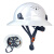 安全帽国标大帽檐防晒透气工地夏季遮阳碳纤维色建筑施工头盔印 升级款-橙色
