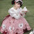 水湘朵洛丽塔公主裙设计樱嘤嘤甜美Lolta洋装吊带色连衣 裙子+拖尾+发带 s裙子+拖尾 s