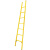 益光兴绝缘单梯1-5m加厚玻璃钢梯子绝缘梯家用梯电工绝缘登高梯 1m