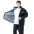 百舸 反光分体雨衣 加棉加厚防水分体雨衣雨裤套装 黑色3XL BG-ST-2324