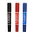 大双头油性记号笔可加墨防水不掉色红蓝黑色标价广告物流箱大粗笔 大头笔一盒