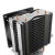 适用超频三红海mini散热器CPU风扇1151超11501700超频3风冷 东海R4000S黑化无光版双风扇