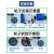 ABDT 大号户外100L120L240L垃圾桶轮子通用配件加厚大轮轴铁芯轮 标准轴一根80-120升长48cm