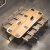 予凡 简易实木会议桌长方形工作台商用定制木桌子长条简约现代办公桌 160*70*75*木板5cm