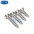 【高科美芯】 【10个装】304不锈钢平头自攻螺丝 M6十字沉头自攻钉 尖尾木螺钉 M6*25mm 10个