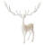 友家语精灵小鹿装饰品摆件苔藓森林微景观3D立体DIY树脂麋鹿仙鹿模型材 高度3cm