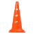 稳斯坦 W5486 (1个)PE环保耐磨标志桶 足球训练雪糕桶跨栏路障锥障碍物路桩 52公分橙色