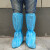 一次性隔离鞋套防护靴套长款高筒防水疫情用脚套 蓝色 2x1.5m