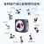 图谱电子目镜显微镜摄像头高清CCD工业相机生物金相体视拍照测量 镁光芯片410万像素2.0可拍荧光