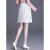 保罗普朗格黑色提花半身裙女2024春季新款高腰A字裙气质修身包臀一步短裙子 白色 20/M 2尺      27码