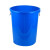 大号加厚塑料圆桶超大容量水桶储水用级酿酒发酵带盖胶桶 升级加厚280L 蓝无盖 装320斤水
