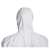 杜邦Tyvek TBM001防护服 带帽连体服防粉尘玻纤喷漆隔离衣 白色 2XL 