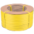 秋森 QIUTIONLED 全自动打包机用打包带 1207轻质带包装带 黄色有纸芯 宽12mmx厚0.7mmx重10kg