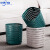 中环力安 塑料垃圾桶卫生间大容量镂空纸篓 15L复古绿ZHLA-8980