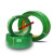 自动打包机用热熔打包带 PET塑钢带绿色手工钢塑带1608型包装带绳 宽16mm厚1.0mm(1000米)15kg