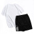 达斯金（DASIJIN）运动套装男夏季新款健身足球篮球短袖运动服ZC 白色 2XL（140-155斤）