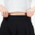 耐克（NIKE） 女裤 新款运动裤跑步训练健身舒适快干透气休闲梭织收腿长裤 DD5049-010 XL/170/74A