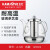 金灶 A-120 电磁炉专用玻璃煮水壶茶壶透明玻璃烧水壶花茶壶 家用 A120(1200mL) 1L(含)-2L(不含)