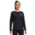安德玛（UNDERARMOUR）春夏Script女子训练运动长袖T恤1374188 黑色001 M